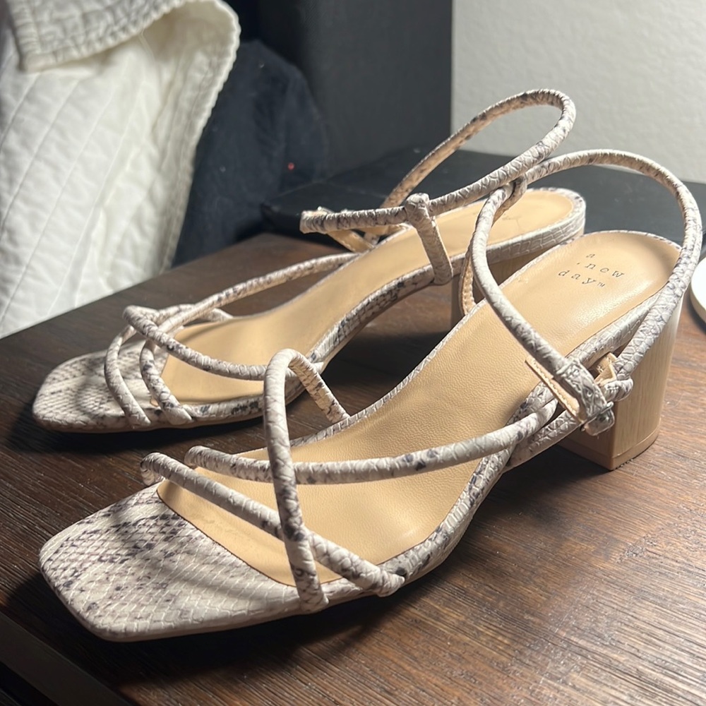 strappy heels